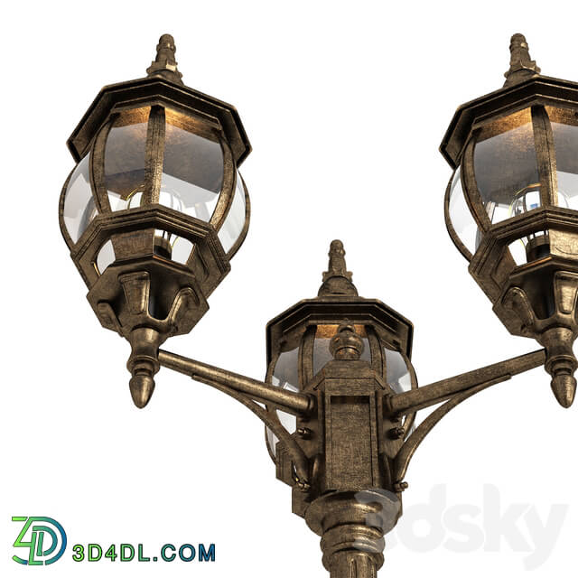 Street lighting - Arte Lamp Atlanta A1047 Pa-3 Pn Om