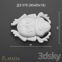 Decorative plaster - Aratta DE 076 _90x65x18_ 