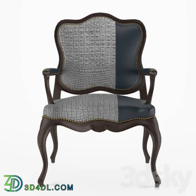 Chair - Alex Leather Bergere Chair