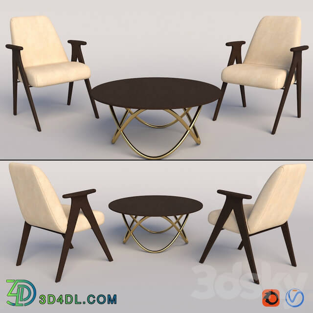 Table _ Chair - Chair and table