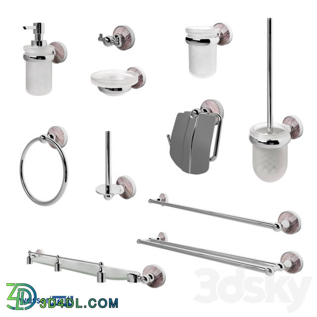 Bathroom accessories - Wall accessories for a bathroom_Aland series K-8500_OM