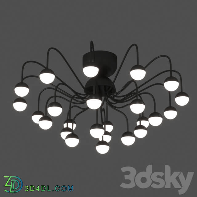 Ceiling lamp - ARTE Lamp DEXTER A3619PL-24BK OM