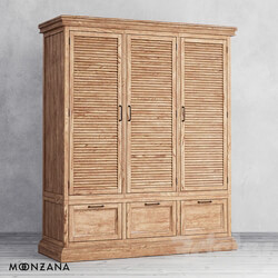 Wardrobe _ Display cabinets - OM Wardrobe Replica 3 sections Moonzana 