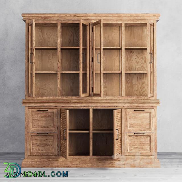 Wardrobe _ Display cabinets - OM Sideboard Republic 4 sections Moonzana
