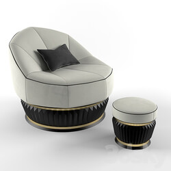 Arm chair - model 3d chair seat 2013 vray-corona 