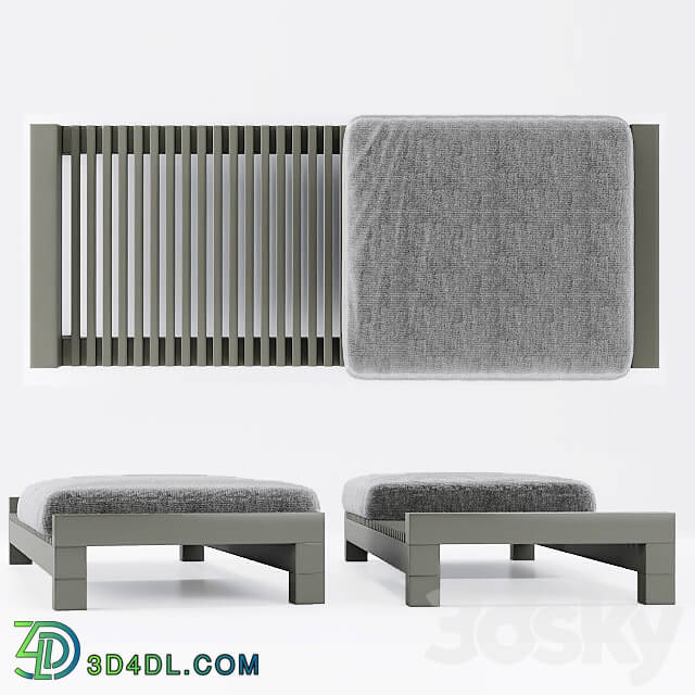 Other soft seating - Metal bench