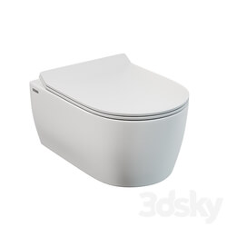 Toilet and Bidet - SSWW CT2063 wall hung toilet 