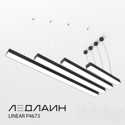 Technical lighting - Pendant lamp LINEAR P4673 _ LEDLINE 