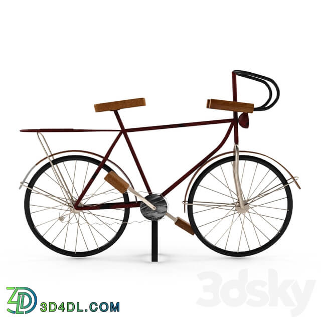 Sports - Metal and Wood Model Bicycle