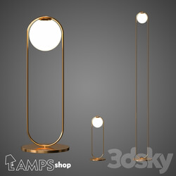 Floor lamp - T6025 Floor Lamps Oval Orb 