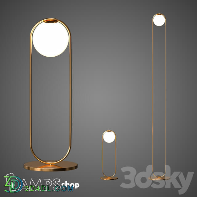 Floor lamp - T6025 Floor Lamps Oval Orb