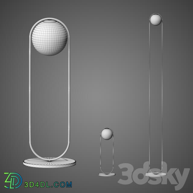 Floor lamp - T6025 Floor Lamps Oval Orb