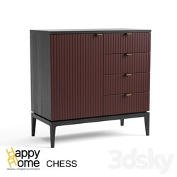 Sideboard _ Chest of drawer - Small Chest of Drawers Chess _1 