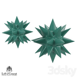 Decorative set - Figurine Sea Urchin _Loft concept_ 