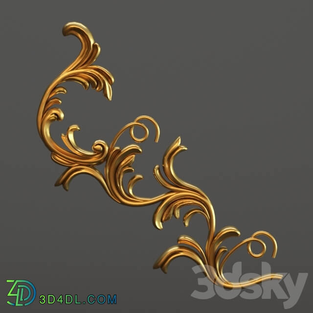 Decorative plaster - central element2