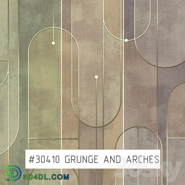 Wall covering - Creativille _ Wallpapers _ 304100 Grunge and Arches