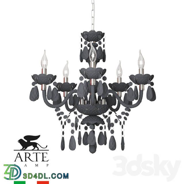 Chandelier - Arte Lamp A8888 Lm-5 Gy Om