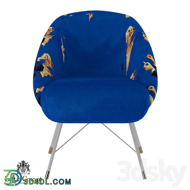 Arm chair - OM Seletti Padded Chair Lipsticks _Loft concept_