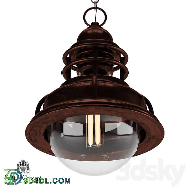 Chandelier - Lamp Old Copper Bubble Pendant _Loft concept_