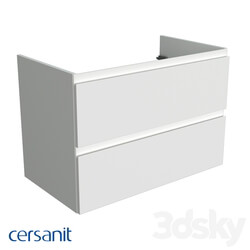 Bathroom furniture - Wall-hung washbasin cabinet_ Moduo 80_ white 