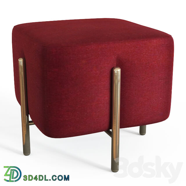 Other soft seating - Osborne Velvet Footstool