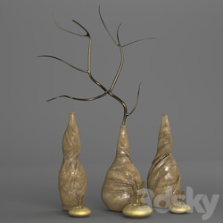 Decorative set - Decorative Old Vases 