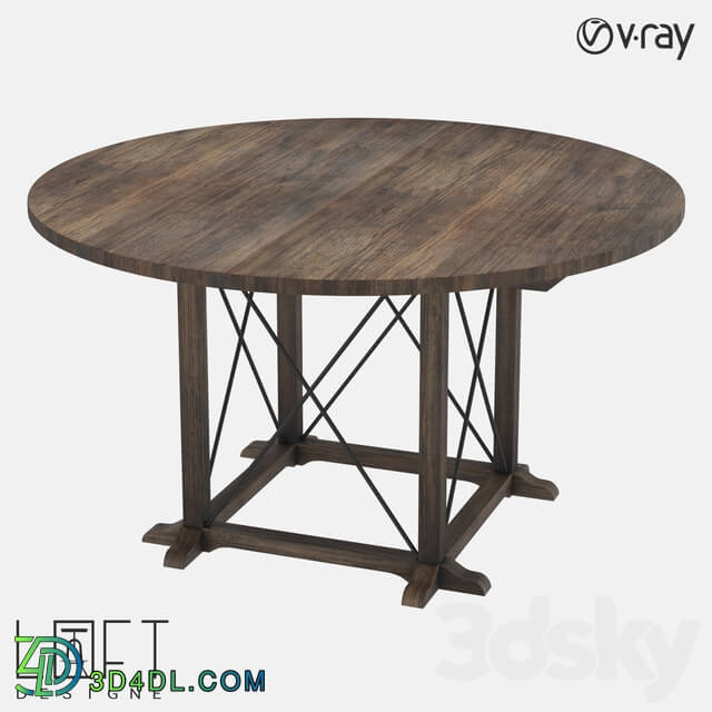 Table - Table LoftDesigne 6862 model