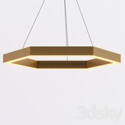 Chandelier - hex 750 pendant ligth 3D model 