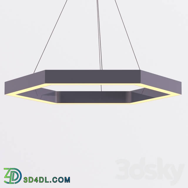 Chandelier - hex 750 pendant ligth 3D model