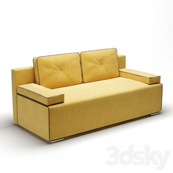 Sofa - Sofa Sao Paulo Velvet Yellow 