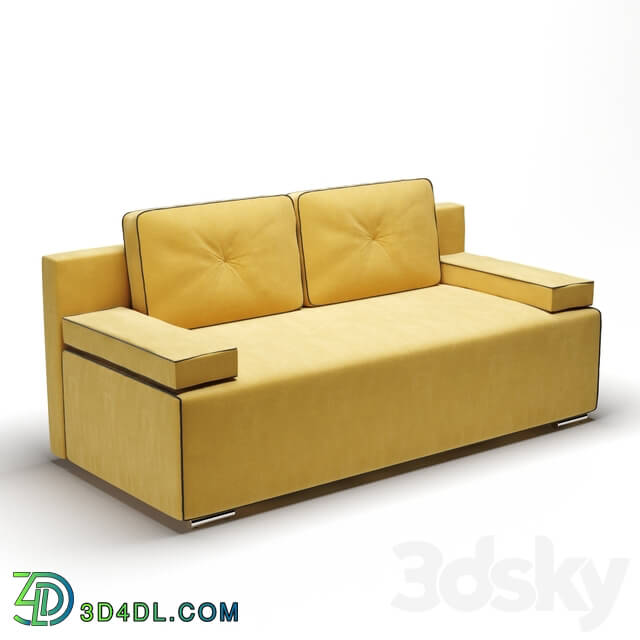 Sofa - Sofa Sao Paulo Velvet Yellow