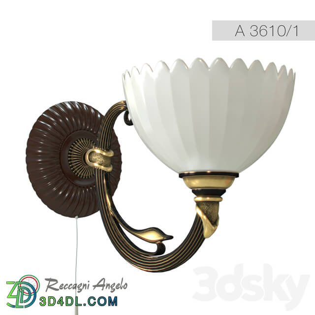 Wall light - Lamp_ Sconce Reccagni Angelo A 3610_1