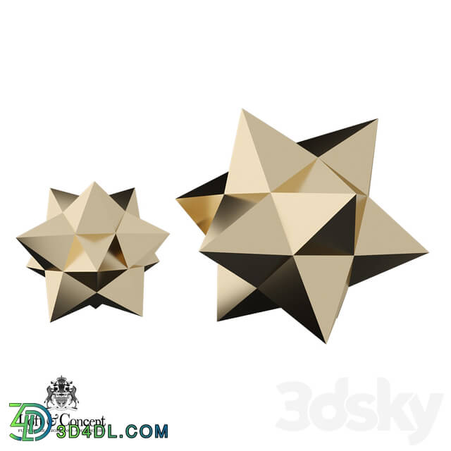 Decorative set - Accessory Kelly Wearstler Origami Star Star Designed by Kelly Wearstler _loft Concept_