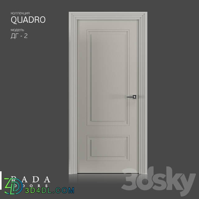 Doors - QUADRO DG-2 model _QUADRO collection_ by Rada Doors