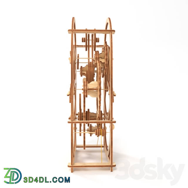 Other decorative objects - Ugears timer 20 minutes. The mechanism_ the designer of wood.