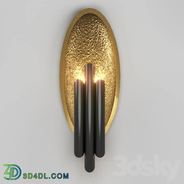 Wall light - Corrugation Gold 44.642