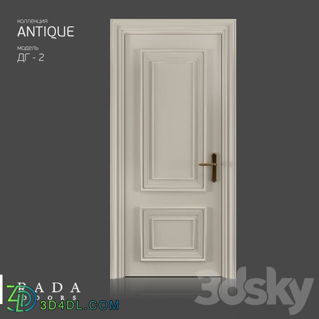 Doors - Model ANTIQUE DG-2 _collection ANTIQUE_ from Rada Doors