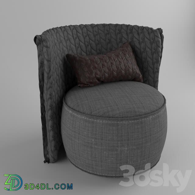 Arm chair - b _ b armchair-vray