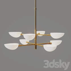 Chandelier - Circalighting - Graphic Large Two-Tier Chandelier 