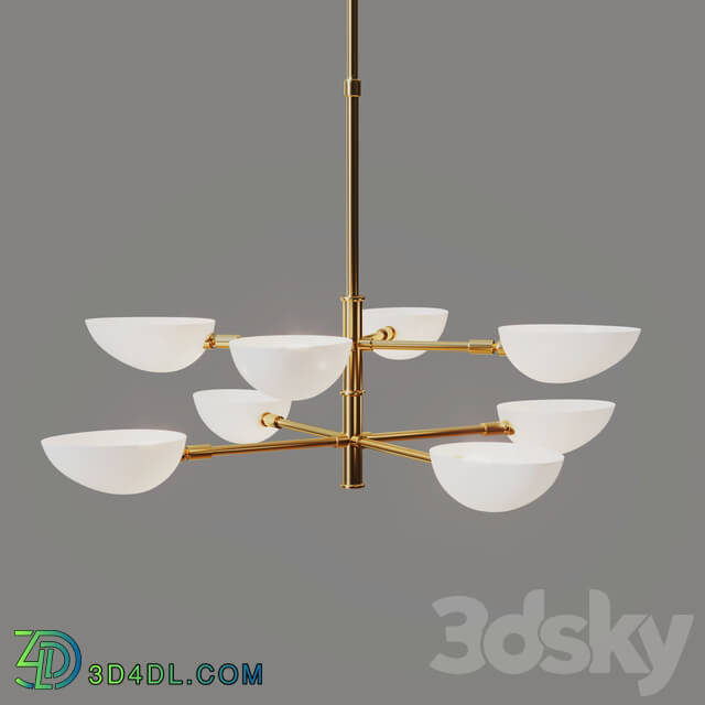 Chandelier - Circalighting - Graphic Large Two-Tier Chandelier