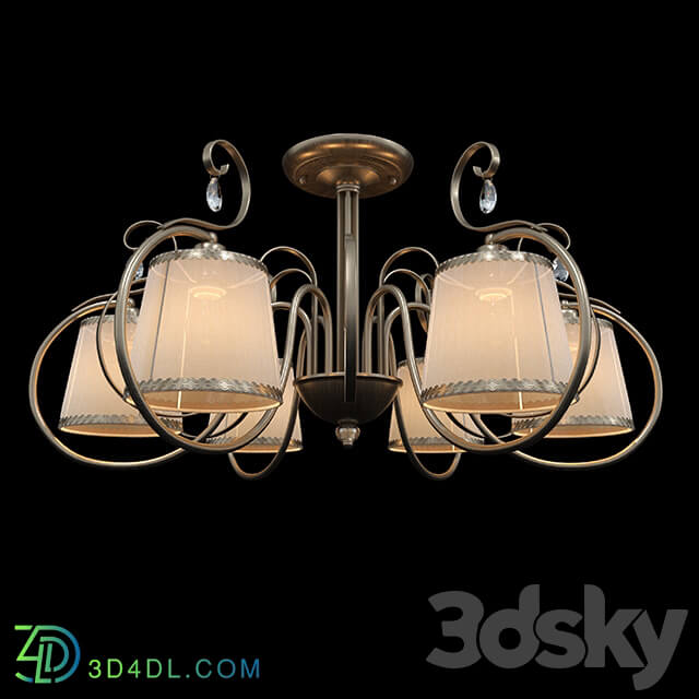 Chandelier - Ceiling lamp Freya Simone FR2020-CL-06-BG _Old article_ FR020-06-G_