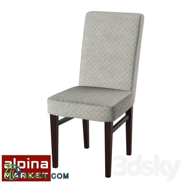 Chair - Soft chair Zanna dark walnut ALP _ ST-112 _ Caspian_04