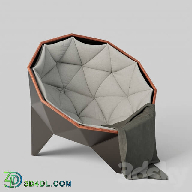 Arm chair - Husk chair 3D model