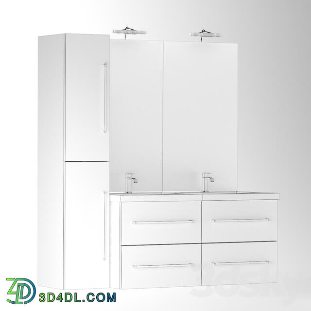 Bathroom furniture - Wash basin with vanity unit