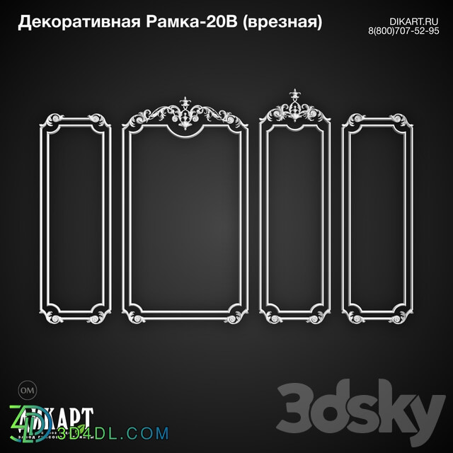 Decorative plaster - www.dikart.ru Frame-20В 11.11.2019