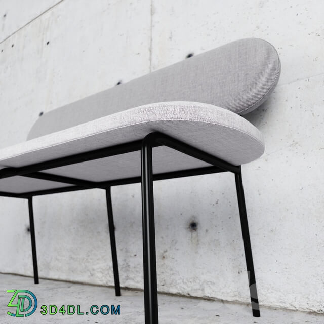 Other soft seating - HKLiving - dining table bench gray