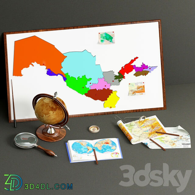 Decorative set - Geographer set