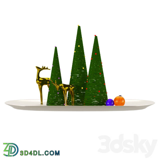 Decorative set - Christmas composition