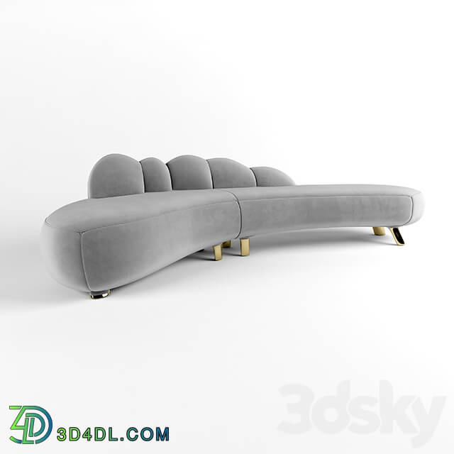 Sofa - Sofa seat crave 3d model -vray - corona