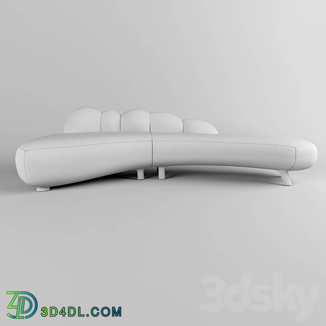 Sofa - Sofa seat crave 3d model -vray - corona